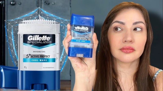 Gillette Specialized Gel Invisible com tecnologia 5✯ Active Protect+ 