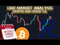 BITCOIN LIVE : BTC WEEKLY CANDLE CLOSE STREAM, SELECT ALTCOINS MOON CONT.