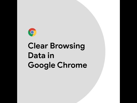Clear Browsing Data in Google Chrome