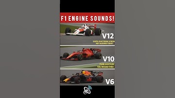 Evolution of F1 Engines: V12, V10, V8, V6 Sounds Compared! #f1 #automobile #shorts #maxverstappen