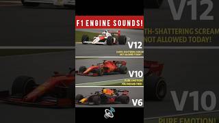 Evolution of F1 Engines: V12, V10, V8, V6 Sounds Compared! #f1 #automobile #shorts #maxverstappen