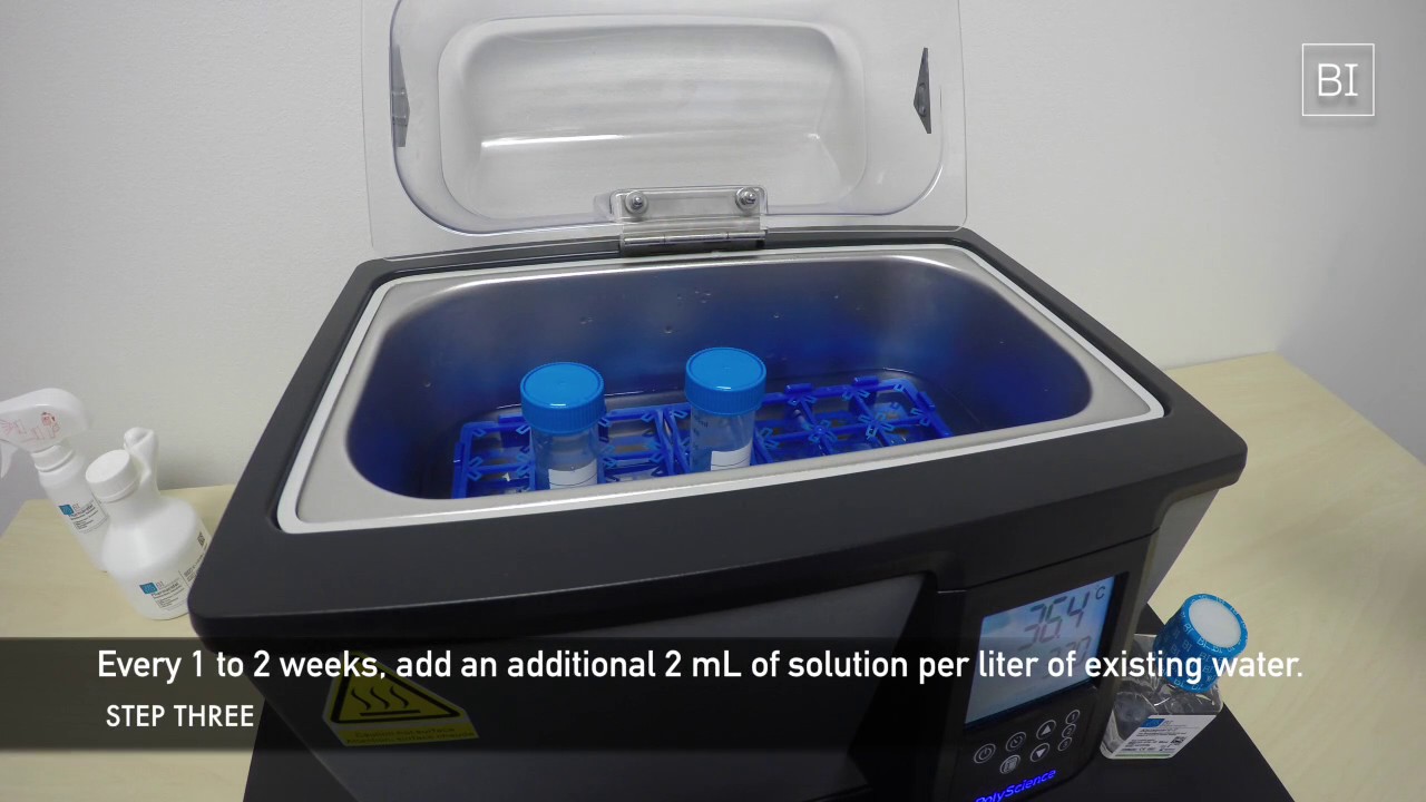 How to keep your bench top water bath clean using Aquaguard™ 2 Solution HD YouTube