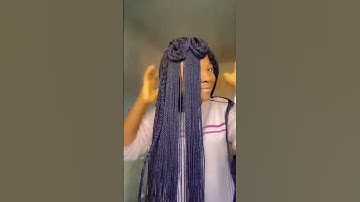Braids styling tutorial #short #headwrap