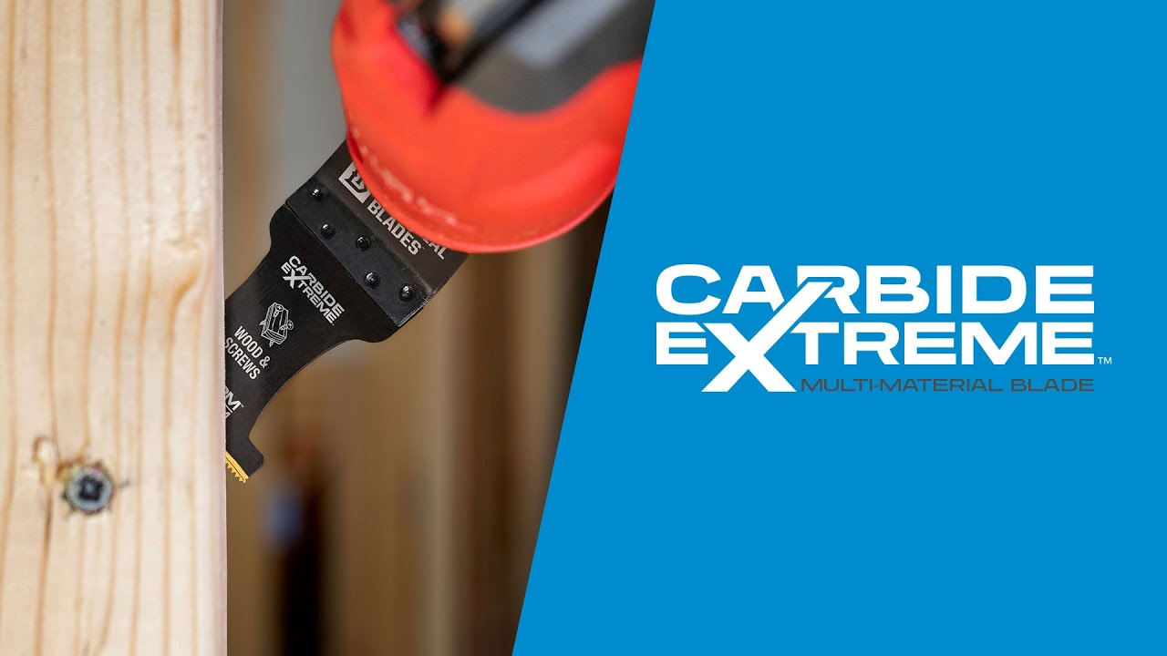 One Fit™ Carbide Extreme Storm Titanium Multi-Material Blade
