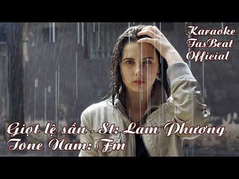 Video Karaoke Giọt Lệ Sầu - Tone Nam | TAS BEAT - youtube