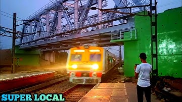 Modern 3 Phase Local Train - Howrah Barddhaman Chord Line Super Local arrival #localtrain  #emutrain