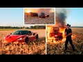 He “Accidentally” Burned His Ferrari Just For Views