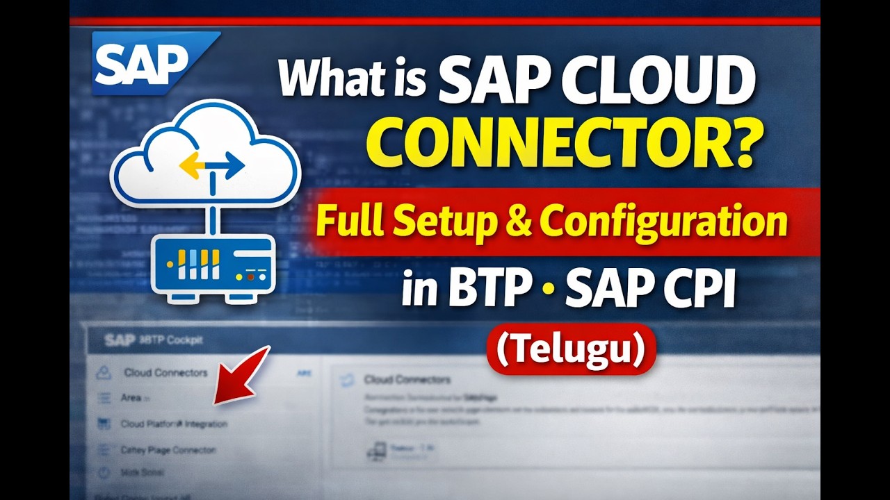 What is SAP Cloud Connector? | Full Setup & Configuration in BTP | SAP ...