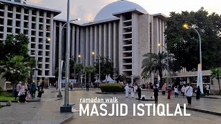 Ramadan Walk at Masjid Istiqlal | The Largest Mosque in Southeast Asia ❗ buka puasa di Istiqlal screenshot 1