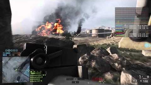 BF4 CTE XBox One - Network Performance Graph - (55 hz US Server/EU Player Gameplay/Firestorm)