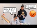 Telling My Boyfriend He Has A "SHRIMP" PRANK!!! *Hilarious Reaction*