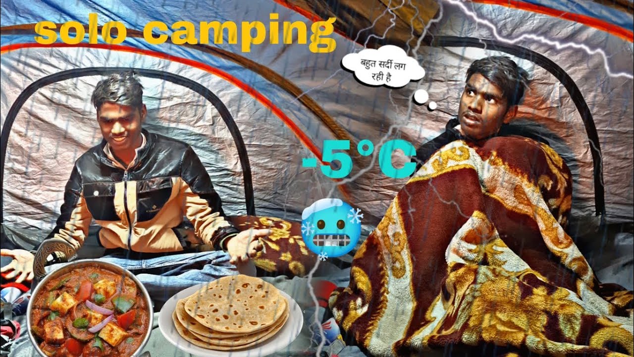 Is thand mein jungle jana meri sabse badi galti thi 😰 | solo camping 