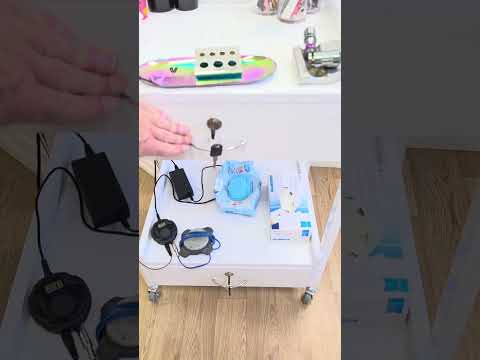 Косметологическая тележка R-10 white, видео 1