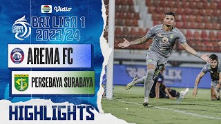 Arema FC VS Persebaya Surabaya - Highlights | BRI Liga 1 2023\/24