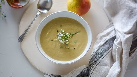 Roasted Parsnip and Pear Soup