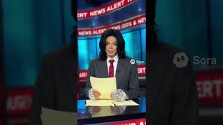 Michael Jackson Emergency News Broadcast #parody  #aifilm #sora #michaeljackson #zombie