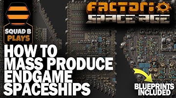 How to Mass Produce Spaceship Platforms for the End Game of Factorio Space Age