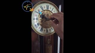 Antique German Gustav Becker 2 Weights Regulator Clock