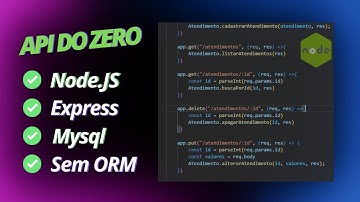 Criando API NodeJS + Express + Mysql do ZERO (Sem Sequelize)