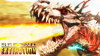 Second Extinction - WE HUNTED THE MEGA TREX BOSS! - Second Extinction Early Access