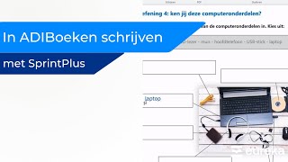 In ADIBoeken schrijven met SprintPlus