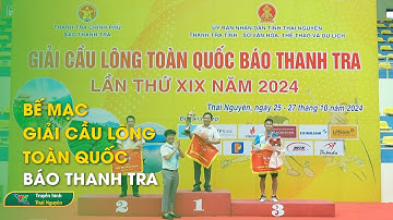 Bế mạc giải cầu lông toàn quốc Báo Thanh tra | Thái Nguyên TV