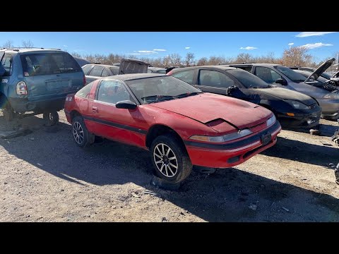 1990 Plymouth Laser RS JUNKED! If you can&rsquo;t beat the Japanese, just rebadge their cars!  Win-Win!!!