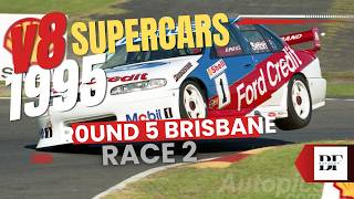 V8 Supercars 1995 | R05 Brisbane - Race 2 | Full Race