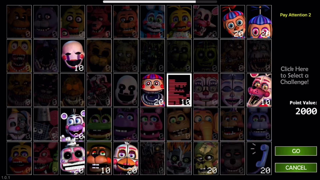 Ultimate custom night: pay attention 2 - YouTube