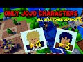 (CODES) Using ONLY JoJo Characters In All Star Tower Defence ROBLOX