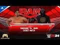 WWE 2K24 Gameplay - Yokozuna Vs Omos || Casket Match || Raw