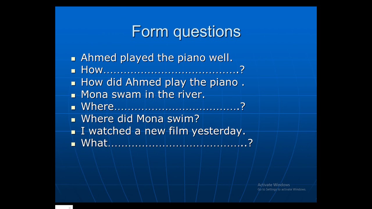 الصف الثاني الإعدادي مراجعة