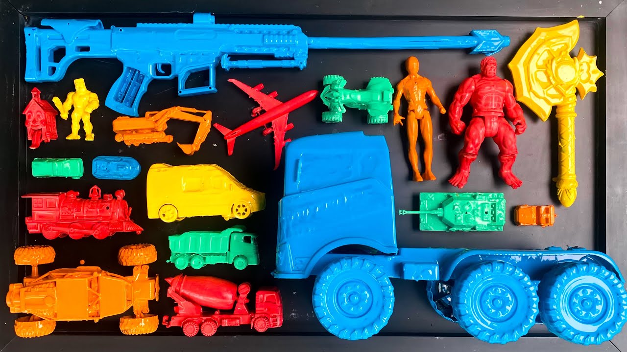 Membersihkan mobil mobilan, mobil monster, hulk, anomali, mobil balap, peswat, truk, tank baja