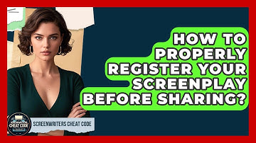 How To Properly Register Your Screenplay Before Sharing? - Screenwriter