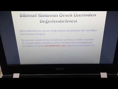 9.SINIF BİYOLOJİ BİLİMSEL YÖNTEM