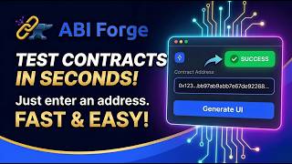 ABI Forge — Paste a Smart Contract Address, Test it From Any Device