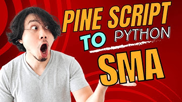 Pine Script To Python  - Simple Moving Average Trading - Tradingview Indicator Algo Trading