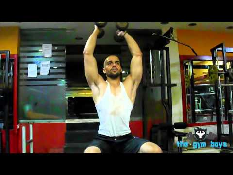 Dumbell Seated Shoulder Press Palm Rotation
