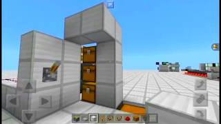 Mcpe Stacked chest unloader system