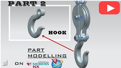 How To Assemble Crane Hook Part By Part On NX PART 2
