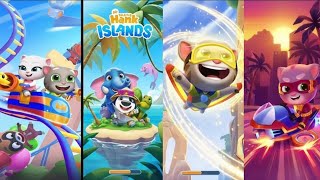 My Talking Hank islands vs Talking Tom Blast Park vs Talking Tom Hero Dash vs Talking Tom Gold Run  screenshot 5