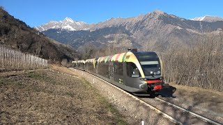 FVV 30 r1   Ferrovia della Val Venosta  Tra Marlengo, Tel e Plaus  Inverno   50p  YT 3