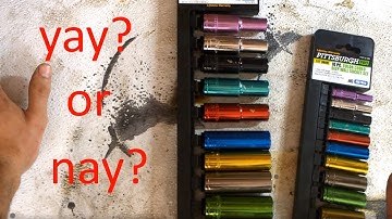 Tool Review - PITTSBURGH 1/4 and 1/2 in. Drive Metric Color Coded Deep Socket Set