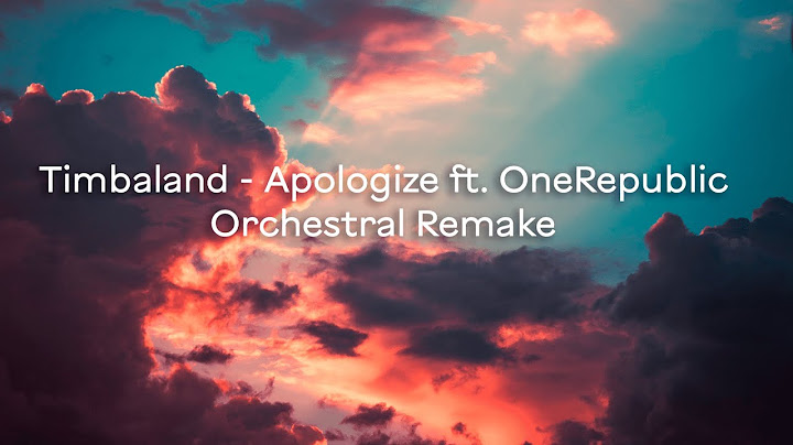 Apologize Orchestral version - Orchestral performance video thumbnail