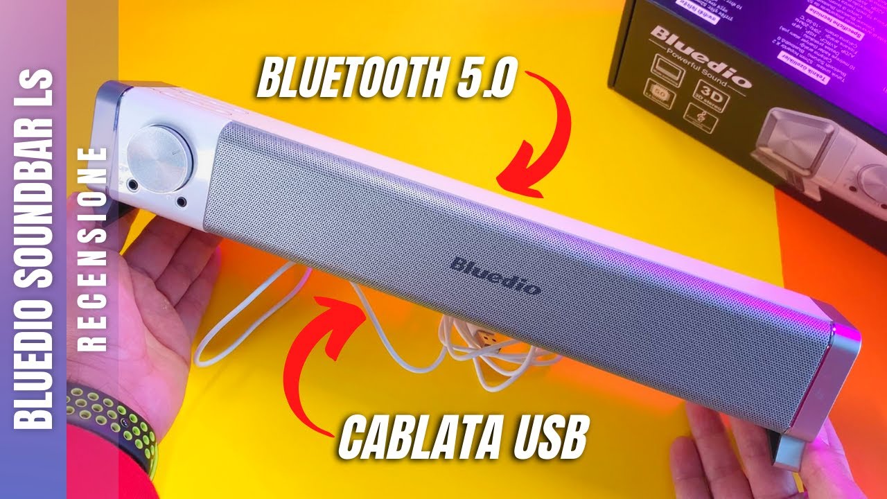 BLUEDIO LS Soundbar Stereo, davvero ottima anche con Bluetooth 5.0 - Recensione PHONE BLOG ITALIA