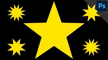 Create star shapes (2 methods) | PHOTOSHOP TUTORIAL - TIPS & TRICKS