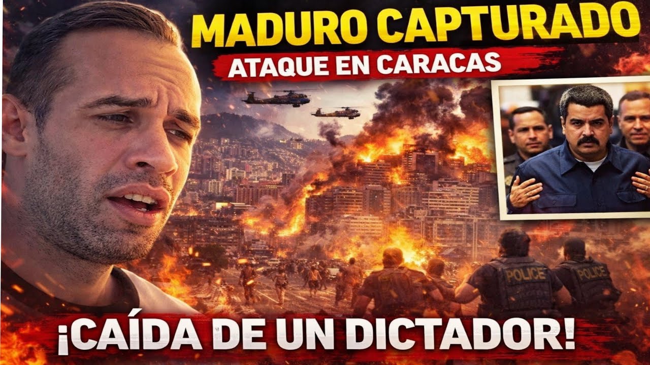 VENEZUELA BOMBARDEADA Y MADURO NEUTRALIZADO, el final de un Dictador.
