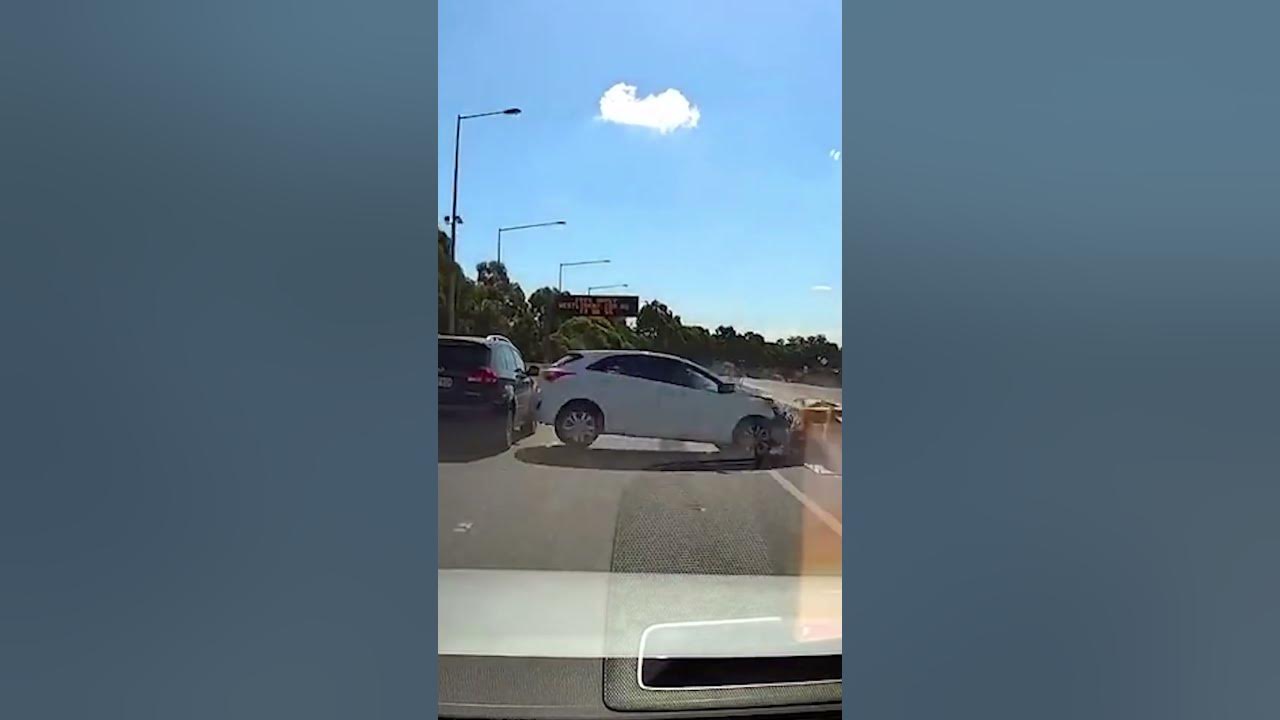 Terrifying footage as driver barely avoids MASSIVE collision