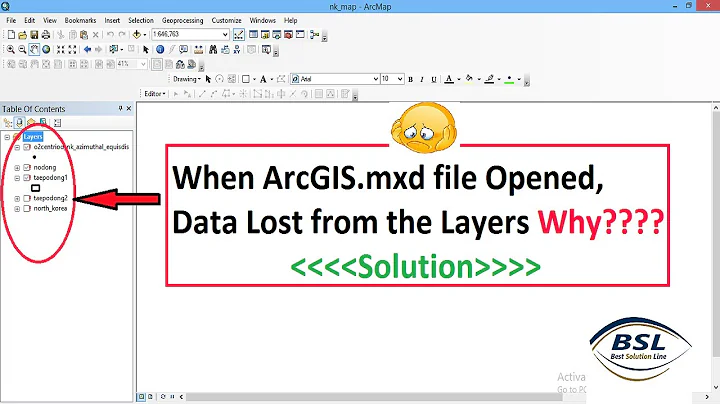Why Data Loss in ArcGIS Layers When deal with mxd file? Very Important Tutorial for ArcGIS Users