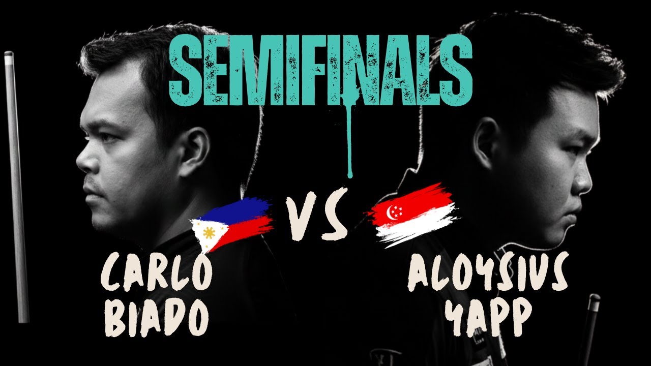 Carlo Biado vs Aloysius Yapp - Asian 10-Ball  Men's Championship - Semifinals